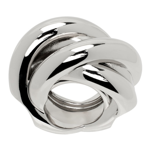 발렌시아가 발렌시아가 Balenciaga Silver Saturne Ring 241342F024000
