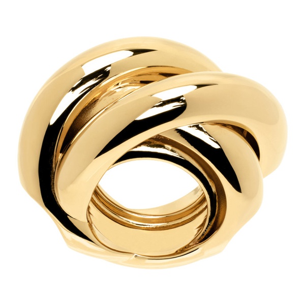 발렌시아가 발렌시아가 Balenciaga Gold Saturne Ring 241342F024001