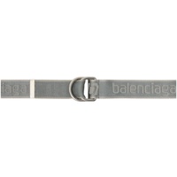 발렌시아가 Balenciaga Gray D-Ring Belt 241342M131012