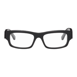 발렌시아가 Balenciaga Black Rectangular Glasses 241342M133000