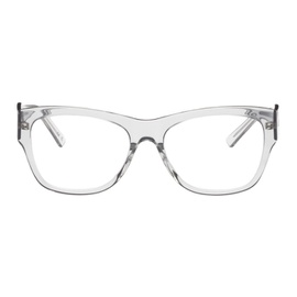 발렌시아가 Balenciaga Gray Square Glasses 241342M133008