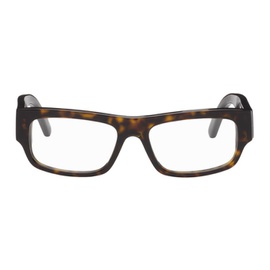 발렌시아가 Balenciaga Tortoiseshell Rectangular Glasses 241342M133010