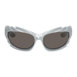 발렌시아가 Balenciaga Silver Spike Sunglasses 241342M134004