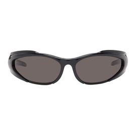 발렌시아가 Balenciaga Black Reverse Xpander Sunglasses 241342M134006
