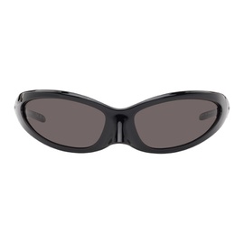 발렌시아가 Balenciaga Black Skin Cat Sunglasses 241342M134008