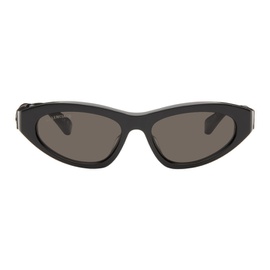 발렌시아가 Balenciaga Black Twisted Sunglasses 241342M134026