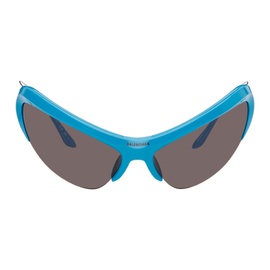 발렌시아가 Balenciaga Blue Wire Cat Sunglasses 241342M134030
