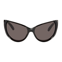 발렌시아가 Balenciaga Black Cat-Eye Sunglasses 241342M134039