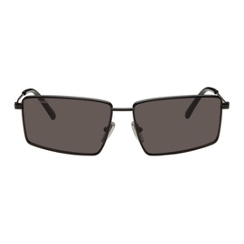 발렌시아가 Balenciaga Black Rectangular Sunglasses 241342M134043
