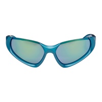 발렌시아가 Balenciaga Blue Cat-Eye Sunglasses 241342M134044