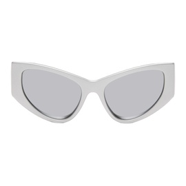 발렌시아가 Balenciaga Silver LED Frame Sunglasses 241342M134049