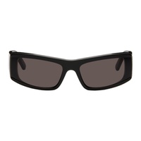 발렌시아가 Balenciaga Black Rectangular Sunglasses 241342M134055