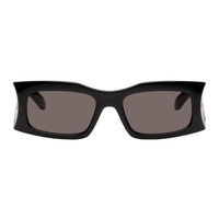 발렌시아가 Balenciaga Black Rectangular Sunglasses 241342M134058