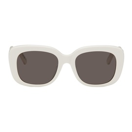 발렌시아가 Balenciaga White Square Sunglasses 241342M134084