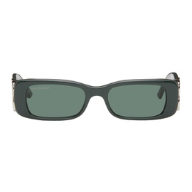 발렌시아가 Balenciaga Green Dynasty Sunglasses 241342M134099