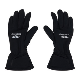 발렌시아가 Balenciaga Black Skiwear 3B Sports Icon Ski Gloves 241342M135000