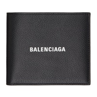 발렌시아가 Balenciaga Black Square Folded Wallet 241342M163007