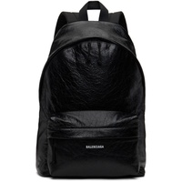 발렌시아가 Balenciaga Black Explorer Backpack 241342M166007