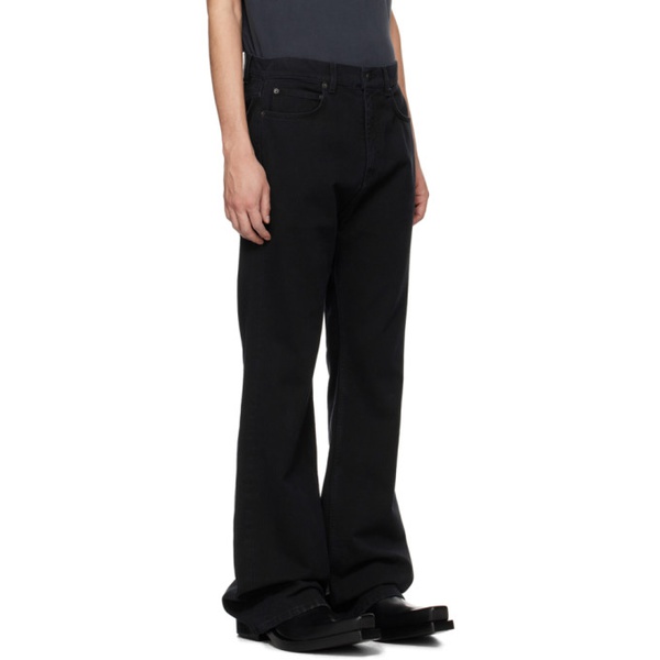 발렌시아가 발렌시아가 Balenciaga Black Relaxed-Fit Jeans 241342M186002