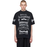 발렌시아가 Balenciaga Black DIY Metal T-Shirt 241342M213002