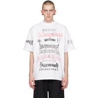 발렌시아가 Balenciaga White DIY Metal T-Shirt 241342M213003