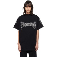 발렌시아가 Balenciaga Black Darkwave T-Shirt 241342M213008