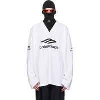 발렌시아가 Balenciaga White 3B Sports Icon Ski Long Sleeve T-Shirt 241342M213028