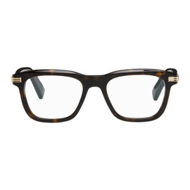 Cartier Brown Square Glasses 241346M133014