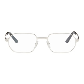 Cartier Silver Rectangular Glasses 241346M133016