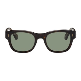 Cartier Tortoiseshell Square Sunglasses 241346M134029