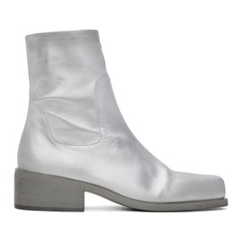 Marsell Silver Cassello Boots 241349M228004