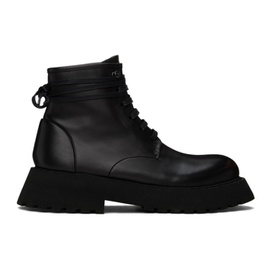 Marsell Black Micarro Lace-Up Ankle Boots 241349M255009