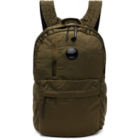 C.P.컴퍼니 C.P. Company Khaki Nylon B Backpack 241357M166002