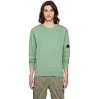 C.P.컴퍼니 C.P. Company Green Lightweight Sweatshirt 241357M204003