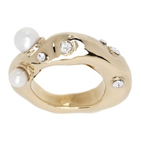 드리스 반 노튼 Dries Van Noten Gold Brass Ring 241358F024000