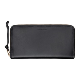 드리스 반 노튼 Dries Van Noten Black Rectangular Leather Wallet 241358F040001