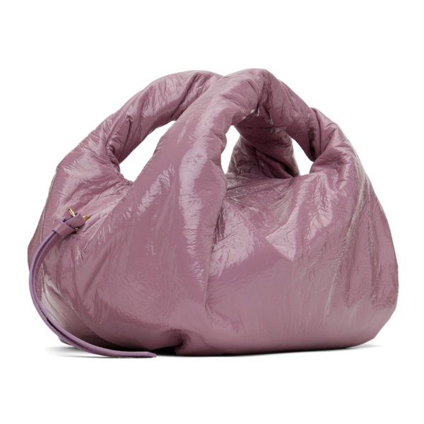  드리스 반 노튼 Dries Van Noten Purple Small Twist Bag 241358F046004