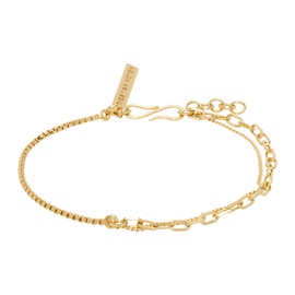 드리스 반 노튼 Dries Van Noten Gold Chain Bracelet 241358M142000