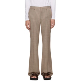 드리스 반 노튼 Dries Van Noten Brown Slim-Fit Trousers 241358M191067