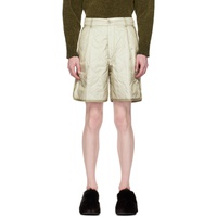 드리스 반 노튼 Dries Van Noten Green Padded Shorts 241358M193004