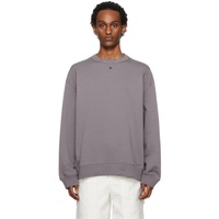 드리스 반 노튼 Dries Van Noten Purple Oversized Sweatshirt 241358M204003