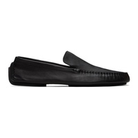 더 로우 The Row Black Lucca Slip-On Loafers 241359M231001