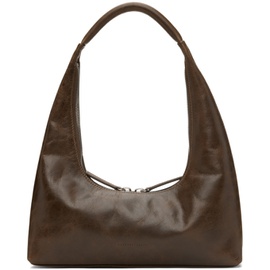 마지 셔우드 Marge Sherwood Brown Leather Shoulder Bag 241369F048023