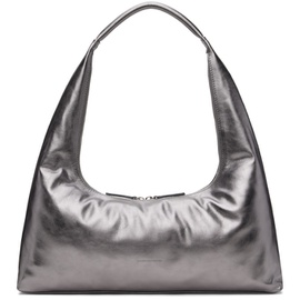 마지 셔우드 Marge Sherwood Gray Leather Shoulder Bag 241369F048035