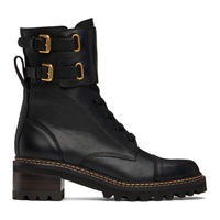 See by Chloe Black Mallory Boots 241373F113004