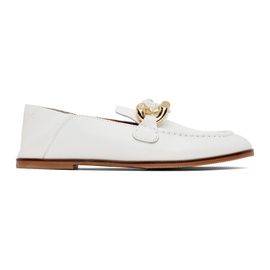 See by Chloe White Monyca Loafers 241373F121003