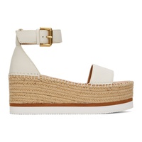 See by Chloe 오프화이트 Off-White Glyn Espadrille Sandals 241373F124016
