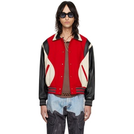 앤더슨벨 Andersson Bell Red Robyn Leather Jacket 241375M175000