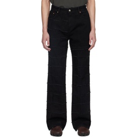 앤더슨벨 Andersson Bell Black New Patchwork Jeans 241375M186001