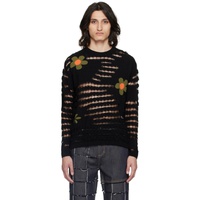 앤더슨벨 Andersson Bell Black Flower Sweater 241375M201007